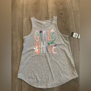 Adidas girls unite graphic tank top